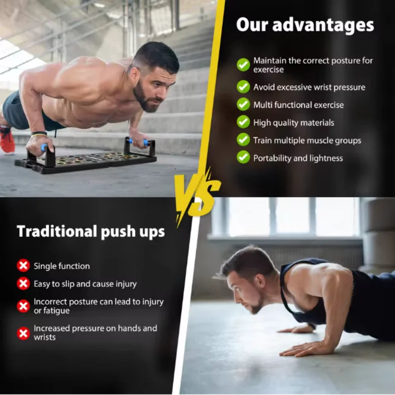 Multi-functional push-up board