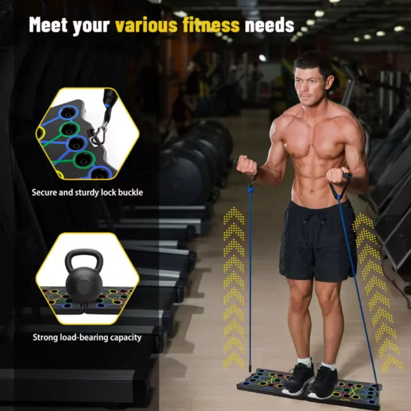 Multi-functional push-up board