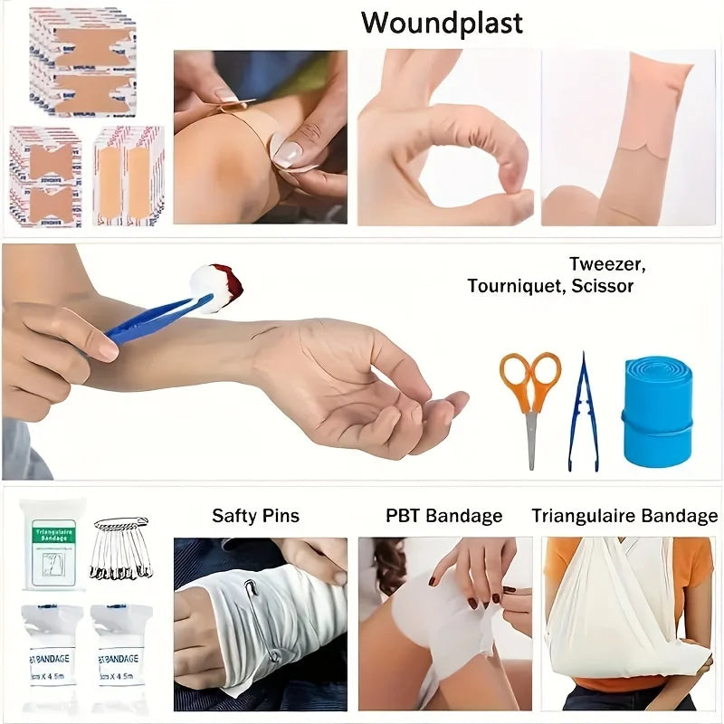 57-in-1 Survival & First Aid Kit