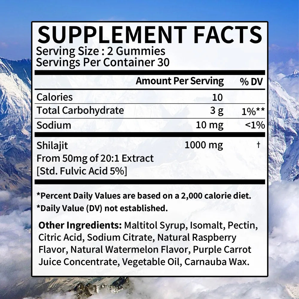 Shilajit Gummies
