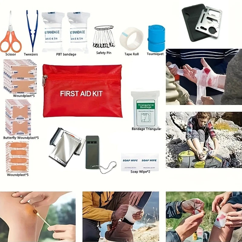 57-in-1 Survival & First Aid Kit